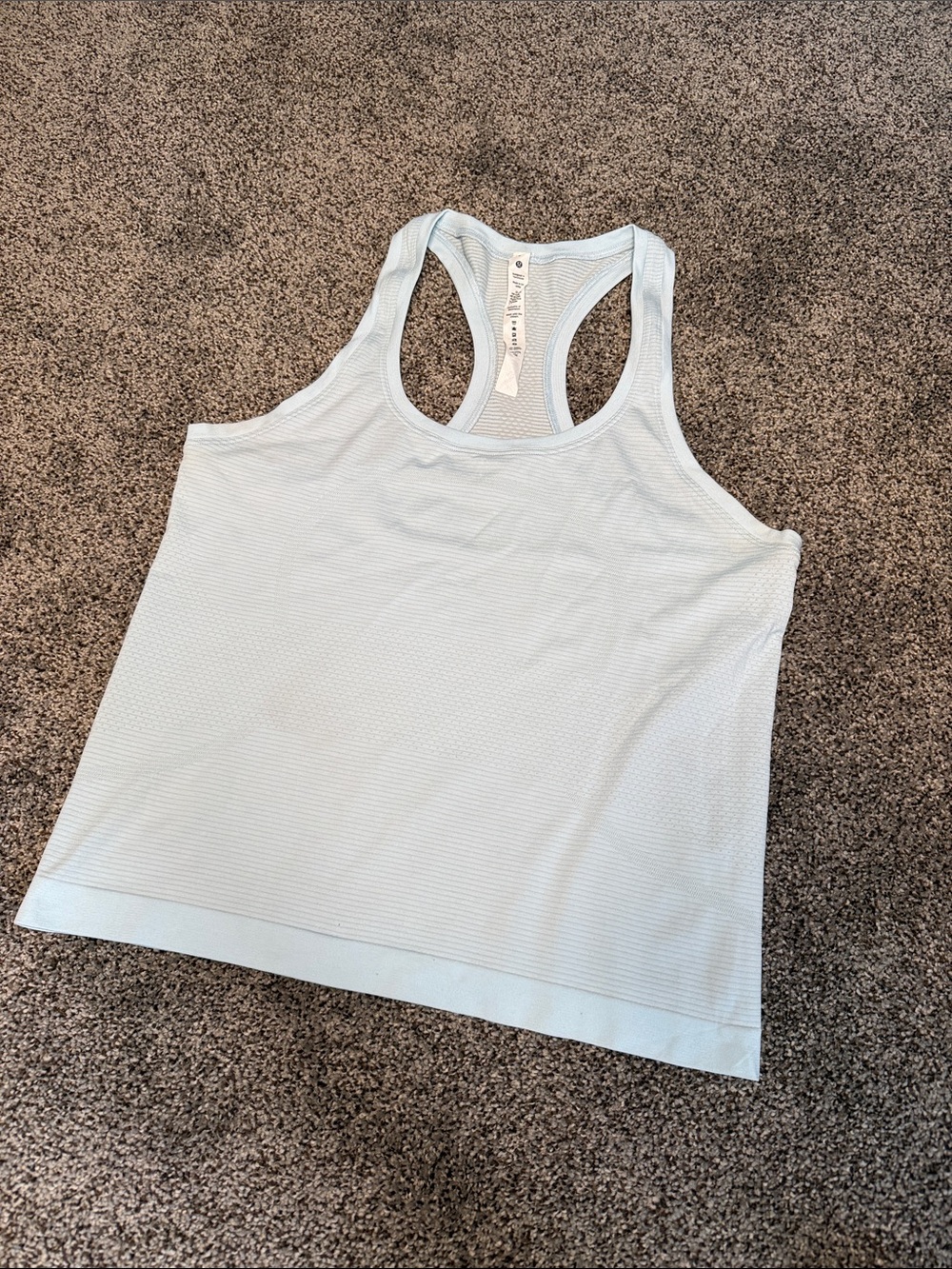 lululemon athletica Light Blue Racerback Tank Top NWOT